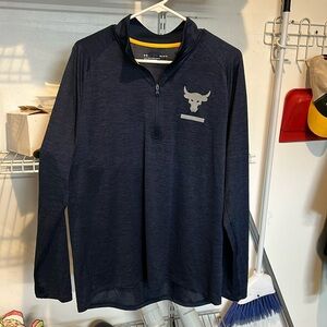 Barely Worn! Men’s Under Armour “The Rock” 1/4 Zip L/S Pullover, SZ: Large